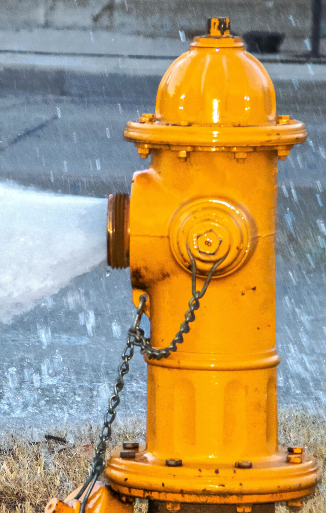 Fire Hydrant Services in Marin Hydrant Flow Co Yellow Fire Hydrant